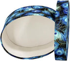 Sarah's Hat Boxes – Peacock Feathers Decorative Gift Box | Elegant Reusable Storage Boxes for Gifts, Keepsakes, Jewelry, or Special Items | Unique Printed Design - Image 2