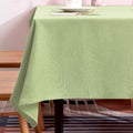 BALCONY & FALCON Rectangle Table Cloth Waterproof Sage 57"x118" by BALCONYFALCON