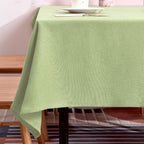 BALCONY & FALCON Rectangle Table Cloth Waterproof Sage 57"x118" by BALCONYFALCON
