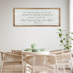 Jeremiah 29:11 Wall Art, For I Know The Plans I Have For You 40"×15" Wood - Image 4
