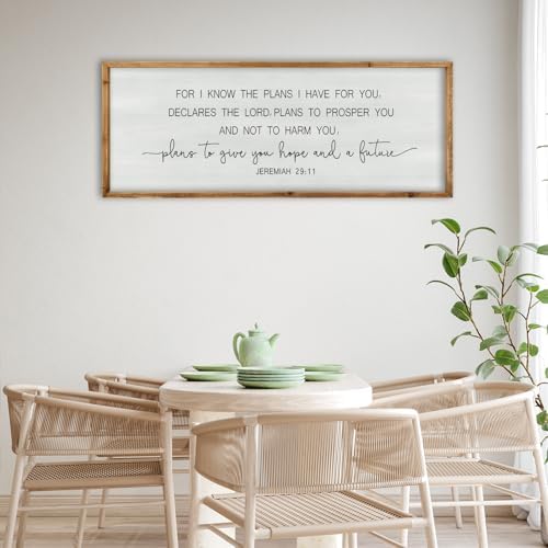 Jeremiah 29:11 Wall Art, For I Know The Plans I Have For You 40"×15" Wood - Image 4