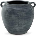 Signature Design by Ashley Meadie Terracotta Vase, Blue, 10 in by Unknown