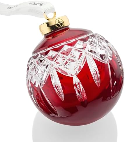 Lismore Bauble Ornament Red - Image 3