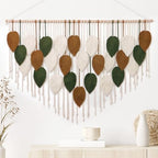 Large Macrame Wall Hanging Boho Woven Tapestry Chic Home Decor Wall Art by KHOYIME