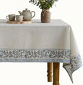 ISAENNE Designer French Elegant Rectangular Tablecloth,71"x55" by Isaennehomedecoration