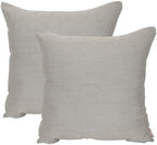 Outdoor/Indoor Sunbrella Throw Pillows Square Set of 2 Pieces 20 inch x 20 inch Spectrum Dove - Cover Only, Insert Not Included by Unknown