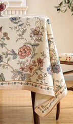 ISAENNE Designer French Rectangular Printed Tablecloth,118"x67" - Image 4