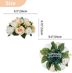 NUPTIO Flower Balls Wedding Table Centerpieces, Peachy Champagne & White - Image 6