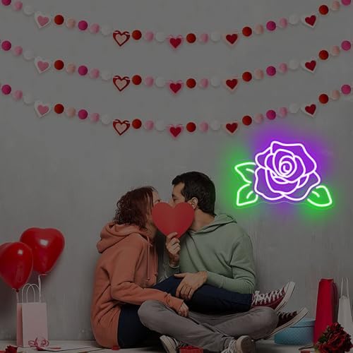 Rose Flower Neon Sign, Rose LED Light, Gift for Lover - Image 6