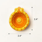 (Pack of 36) Clay Diyas with Cotton Wicks, Diwali Decoration for Home, Mitti Diyas for Pooja, Indian Pooja Decor for Mandir, Diwali Gifts, Earthen Lamp for Navratri Dussehra, Party Favors - Image 3