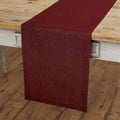 Solino Home 100% Linen Dining Table Runner Red Woven, Athena 14 x 72 in by SolinoHome