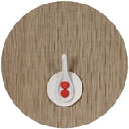 Chilewich Bamboo Placemats Set of 4, Round Woven Placemats by Chilewich