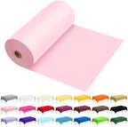 54 Inch X 300 Feet Plastic Table Cover Roll Premium Disposable Plastic Tablecloth for All Type/Shape Tables | Picnic, Party, Banquet, Birthdays, Weddings (Pink, 54 Inch X 300 Feet) by JHDZDHY