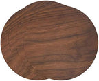 Fennco Styles Natural Wood Print Decorative MDF Cork Placemats 15 x 15, Set of 4 - Heat Resistant Insulation Round Wood Table Mats for Home Décor, Dining Table, Banquets and Family Gathering - Image 3