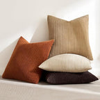 MIULEE Fall Decorative Throw Pillow Covers Chocolate Brown Rust 20x20 - Image 7