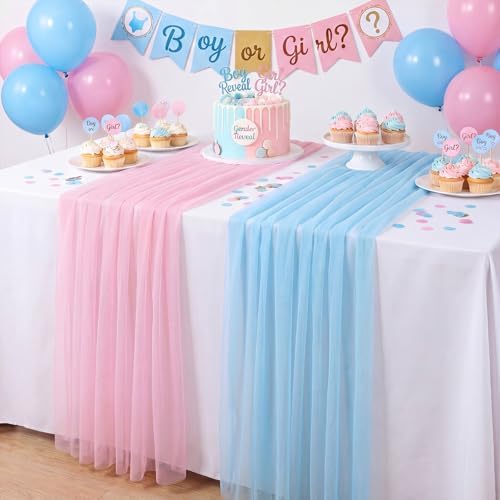 8 Pcs Pastel Colorful Table Runner 29 x 70 in Colorful Tablecloth - Image 4