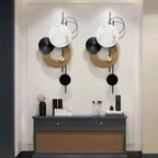 HEBOIX Large Metal Wall Decor Modern Metal Wall Art 3D Wall Sculptures - Image 2