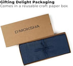 Classic Linen™ by D'Moksha, Navy Blue Table Runner 72 Inches Long, 100% Pure Linen, 14 x 72 Inch Table Runner for Dresser, Dining- Fall, Weddings, Outdoor Hosting - Image 4