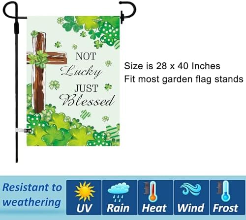 Christian Seasonal Garden Flags Set of 12, Double Sided 28 x 40 Inch Flags - Image 4