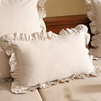 patdrea Vintage Linen Throw Pillow Covers,Set of 2,12"x20"-Kubum - Image 7