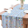6 Pack Flower Table Runner Floral Daisy Fall Wedding Birthday Party Decor by Joanlody