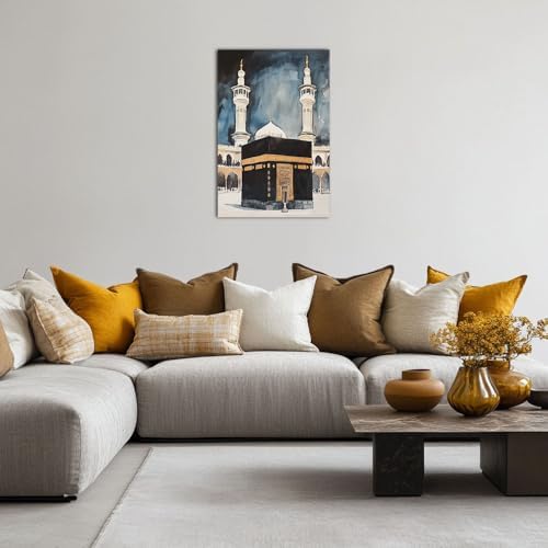 Mosque Canvas Wall Art Framed（Mosque-1,20x30inch (50x75cm) - Image 2