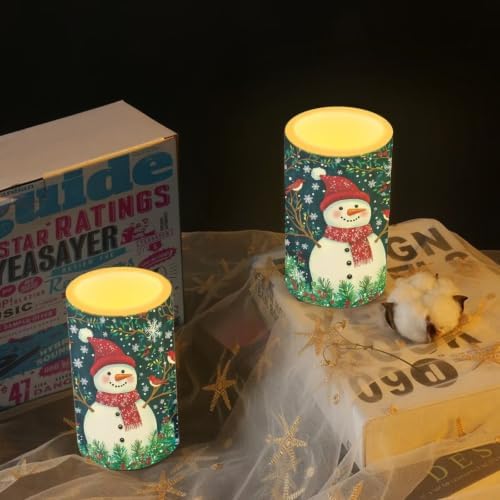 Christmas Candles Battery Operated Candles with Timer Remote - Image 6