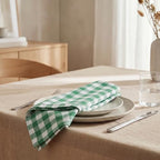 Urban Villa Cloth Napkins Cotton 20x20 (Set of 12) Hunter White - Image 4