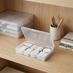 LJY 12 Clear Plastic Boxes, 5.3 x 3.1 x 1.2 in for Office Supplies - Image 5