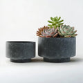 Succulent Pots, 8"+6" Plant Pots, Ceramic Planters for Indoor Plants by YBXYIBOXUAN