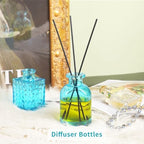 Glass Bud Vase Set, Mini Vases for Flowers, Bulk Vintage Mini Vases for Centerpieces Wedding Decor, Home Flower Décor, Candle Holders, Diffuse Bottles, Hydroponic, (Pack of 30,Sky Blue) - Image 5
