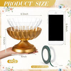 4 Pcs Metal Gold Compote Bowl for Centerpiece 7 Inch, Stylish - Image 3