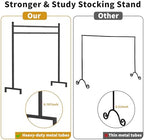 Livilord Christmas Stocking Holder Stand, 8-Hook Freestanding, Metal - Image 4