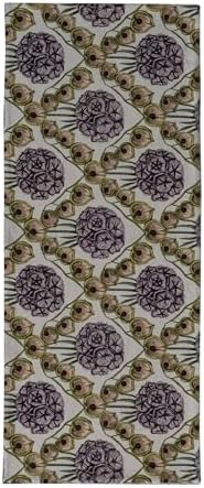 Creative Co-Op Cotton and Linen Printed Table Runner with Flower Pattern, Multicolor by Unknown