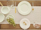 Solino Home 100% Pure Linen Table Runner Natural Long, Athena 14 x 108 in - Image 3