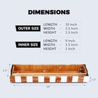 Handicrafts Home Decorative Remote Holder Box 10x2.5 – Slim Organizer Box with Lid for TV Remotes, Coffee Table Décor, Modern Shelf Box, Boho Home Décor Accent, Black and White Decorative Storage Box - Image 2