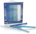 tag Chanukah Candles Box of 44 - Blue Taper Candles, Paraffin Wax, 5.5" H, 1 Hour Burn Time, Perfect for Hanukkah Celebrations Blue by tag