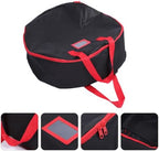 TOYANDONA Xmas Wreath Bag 600d Oxford Cloth Round Storage for Festival - Image 7