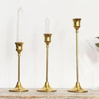 6PCS Brass Candlestick Holders Gold Candle Holders Taper Candle Holders - Image 2