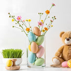24/16/36 Pcs Easter Speckled Eggs, 2.4" Multi Colors Plastic Eggs for Easter Decorations, Pastel Easter Decor,Bowl & Vase Filler, Easter Basket Filler and Spring Table DIY Decor - Image 4