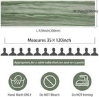 24 Pack Cheesecloth Table Runner, 35 x 120 Inch Boho Gauze Sage Green Table Runner 10ft Rustic Sheer Cheese Cloth Table Decor for Wedding Baby Bridal Shower Birthday Party Table Decoration - Image 5