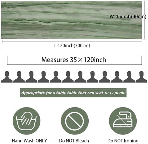 24 Pack Cheesecloth Table Runner, 35 x 120 Inch Boho Gauze Sage Green Table Runner 10ft Rustic Sheer Cheese Cloth Table Decor for Wedding Baby Bridal Shower Birthday Party Table Decoration - Image 5