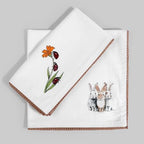 FINGERCRAFT Cloth Napkins Set of 12, 100% Cotton, 20x20 Inch, Multi Print - Image 2
