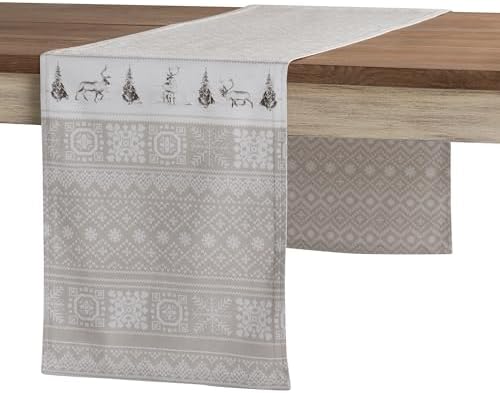 Maison d' Hermine Table Runner 100% Cotton 14.50" x 108" (Double Layer) by MaisondHermine