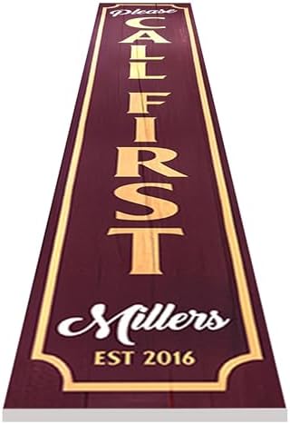 Personalized Welcome Sign for Front Door, Custom Welcome Sign for Porch Outdoor Welcome Home Decorations, 48"x8" PVC Sign (Design 11) - Image 4