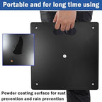 CS&BEAUTY Feather Flag Stand Base and Weight Bag for Feather Flag Pole,Heavy Duty Flag Pole Holder Flat Ground Stake for Swooper Flag and Feather Banner Pole - Image 4