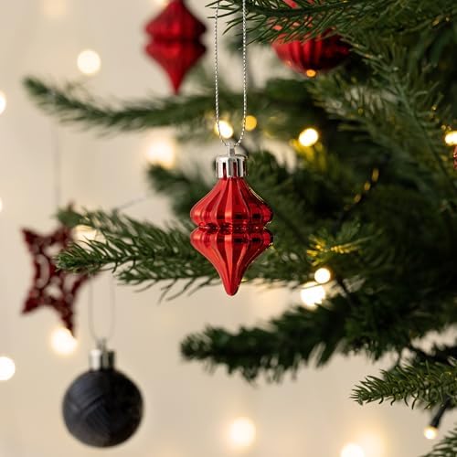 Valery Madelyn 100ct Christmas Tree Decorations Variety Ball Ornaments Set - Image 6