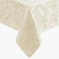 Caiden Elegance Damask Tablecloth, Ivory - 60" W x 84" L by ElreneHomeFashions