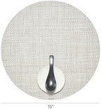Chilewich Basketweave Placemats, Woven Round Placemats Set of 4 - Image 2