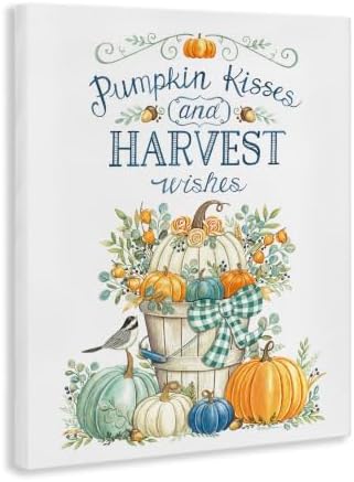 Stupell Industries Autumnal Fall Pumpkins, 30 x 40 Inch Canvas Wall Art - Image 3